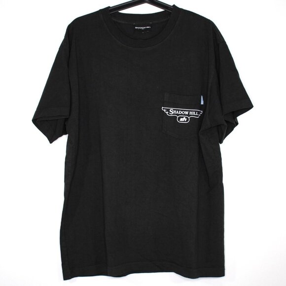 Shadow Hill Mens Large Pocket Spell Out T-Shirt F1057 - Picture 1 of 4